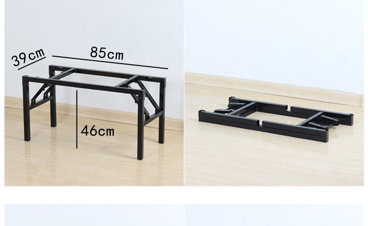 折叠桌子腿桌腿支架折叠桌支架桌子腿支架折叠饭桌架子餐桌架定制灰