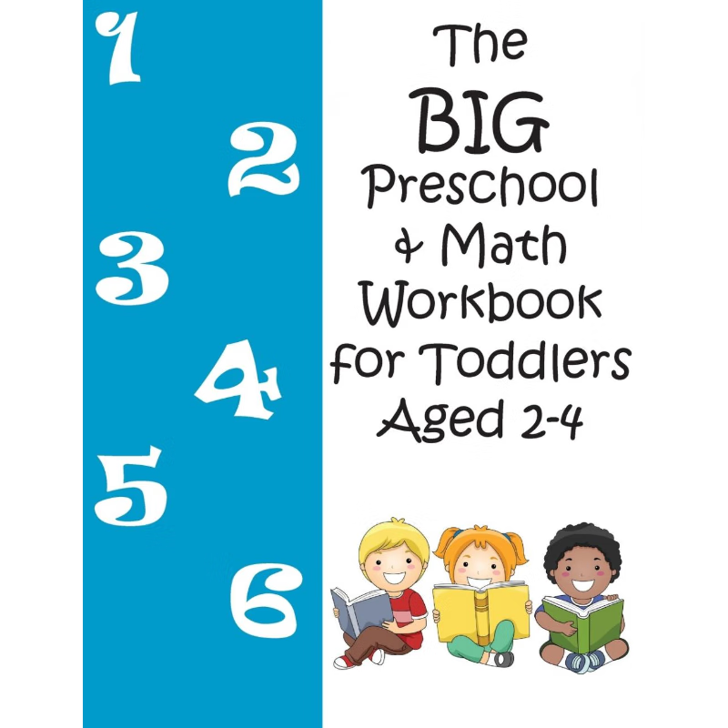 预订The BIG Preschool & Math Workbook for Toddlers Aged 2-4