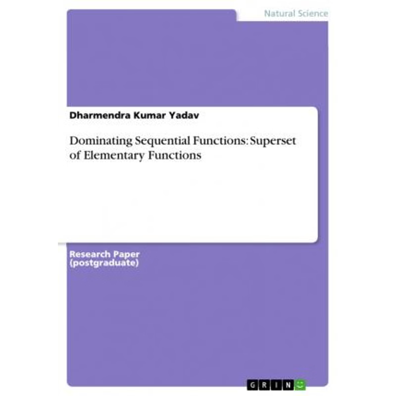 按需印刷Dominating Sequential Functions[9783668464001]