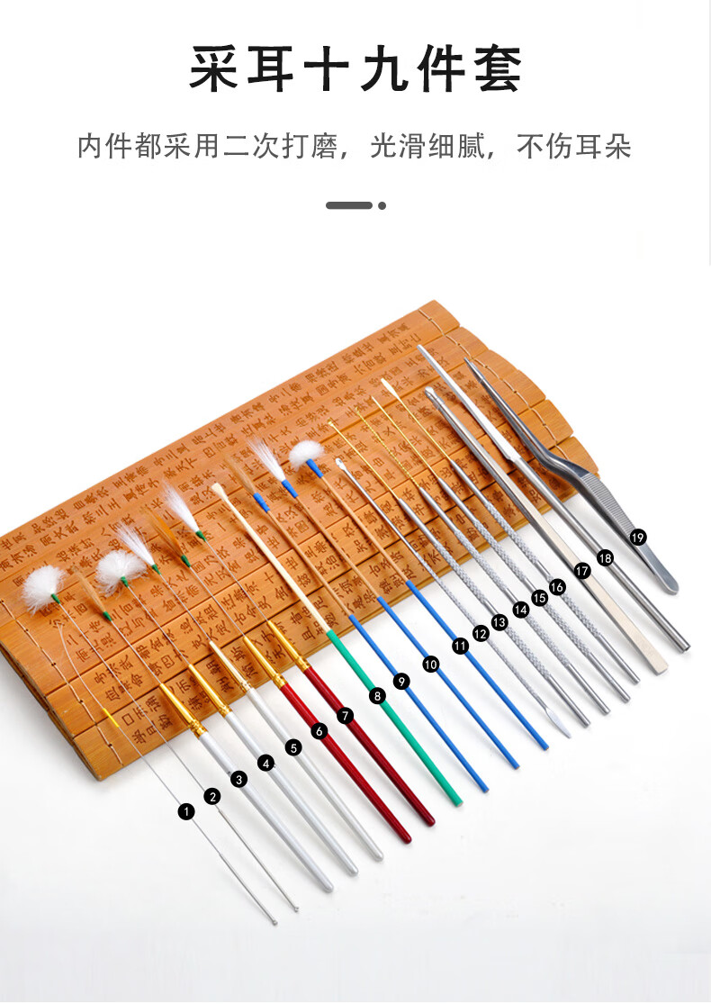 jollyoo 商品名称:掏耳朵工具套装挖耳朵神器发光掏耳勺采耳工具鹅毛