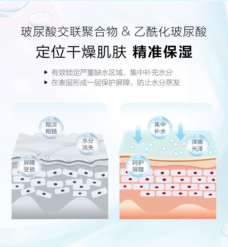 小迷糊 多维玻尿酸补水竹炭黑面膜补水痘印暗沉收缩毛孔保湿夏季 1盒