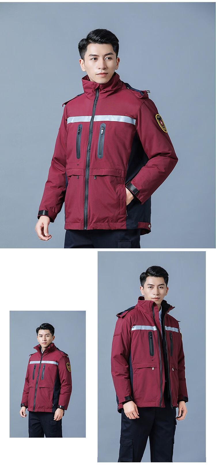 可设计印字120急诊科出诊服冬装羽绒服急救棉服医院工作公共卫生护士