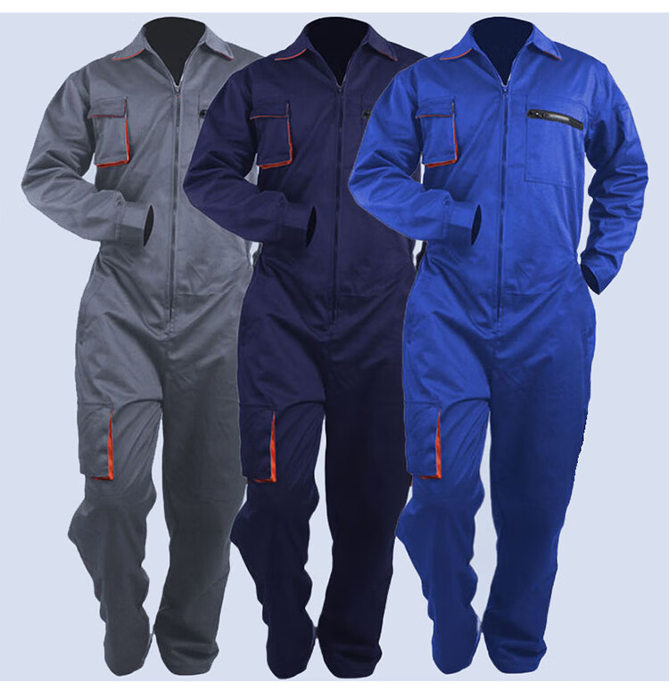 铭桥修理工连体工作服套装男机修汽修连体衣工装厂服一体服表演服工人