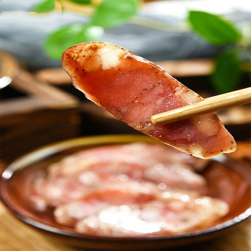 正宗滨海香肠盐城土特产江苏北农家自制五香调料纯肉即食腊肠 五香咸