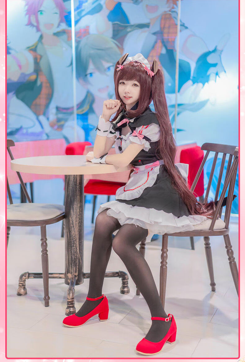巧克力与香子兰可爱女仆装cos服装假发尾巴耳朵鞋子cosplay全套