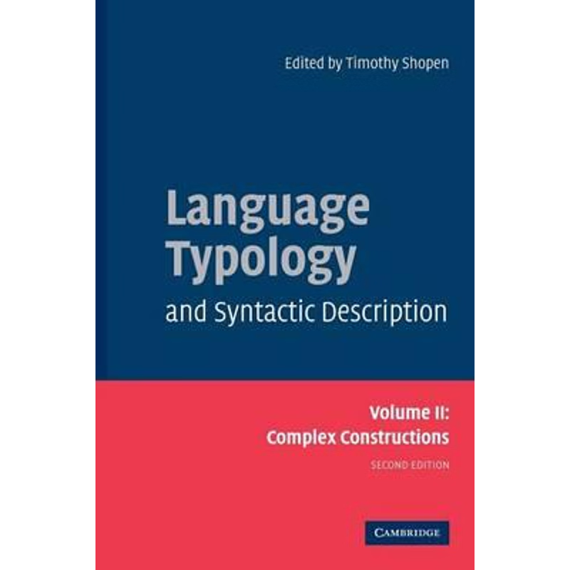 预订Language Typology and Syntactic Description: Volume 2, Complex Constructions