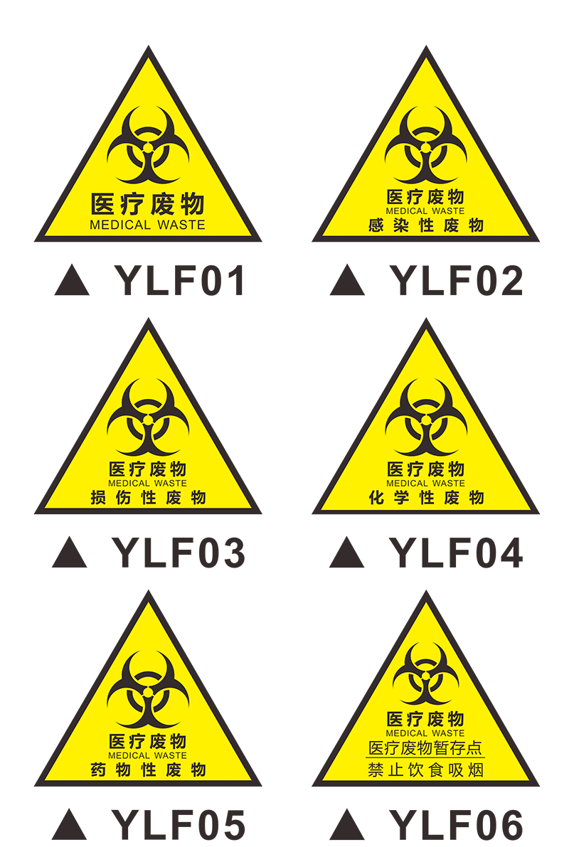 警示牌医院诊所放射科ct室门贴防辐射提示标志牌防护门贴纸医疗废物