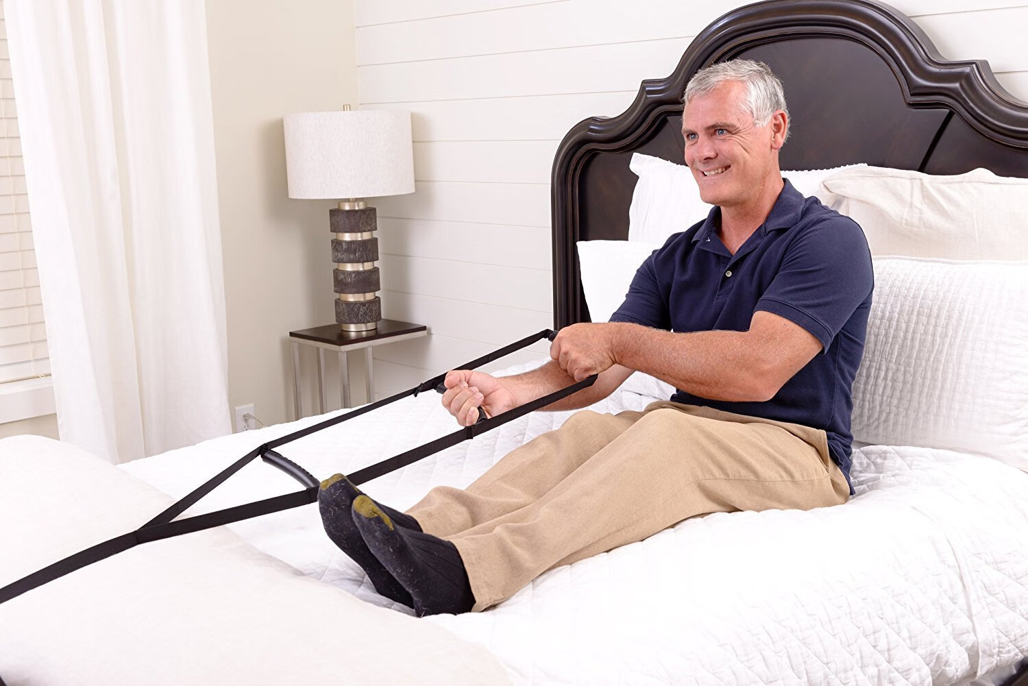 老人起床杆全身没力辅助起床腰部借力易收纳残障护理瘫痪助力器扶手架
