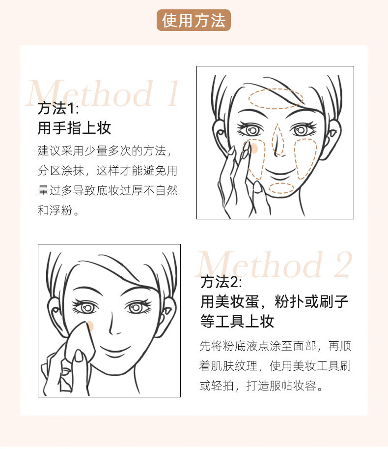 樊文花（fawa）【体验】樊文花清透持妆粉底液保湿控油持久不脱妆遮瑕套装 5支粉底液套装