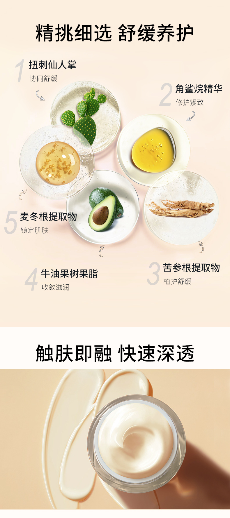 颐莲（RELLET）凝时焕颜奢护系列组合装 玻尿酸深润奢养抗皱淡纹 精华 面霜 凝时霜14g*4
