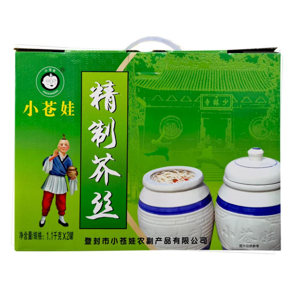 嵩山小苍娃嵩山小苍娃精制芥丝小仓娃原味香辣味芥菜丝2罐榨菜河南