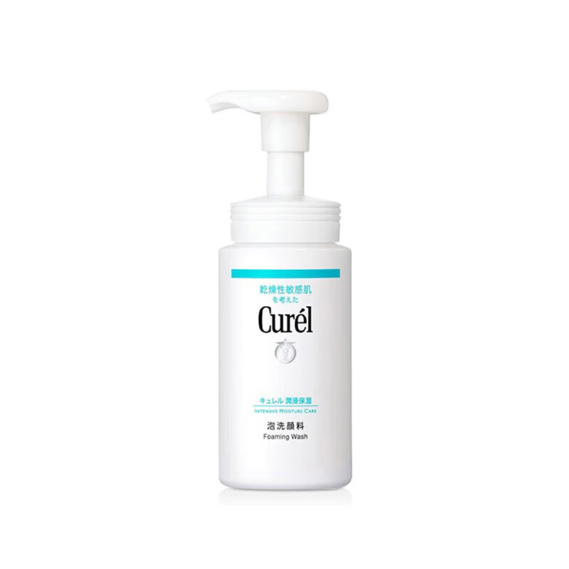 珂润（Curel） 浸润 保湿 干燥敏感肌 洗颜料 洁面泡沫 150ml*2瓶