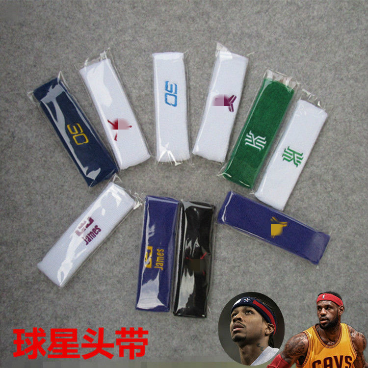发饰 发带 萨拉拉 欧文头带 篮球球星科比詹姆斯库里欧文运动头带