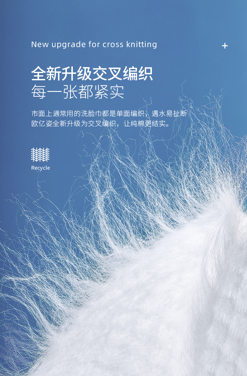 欧亿姿（oeiez） 一次性洗脸巾洗面洁面纸巾纯棉干湿两用抽取式美容院擦脸巾 【珍珠纹加厚款*6包】