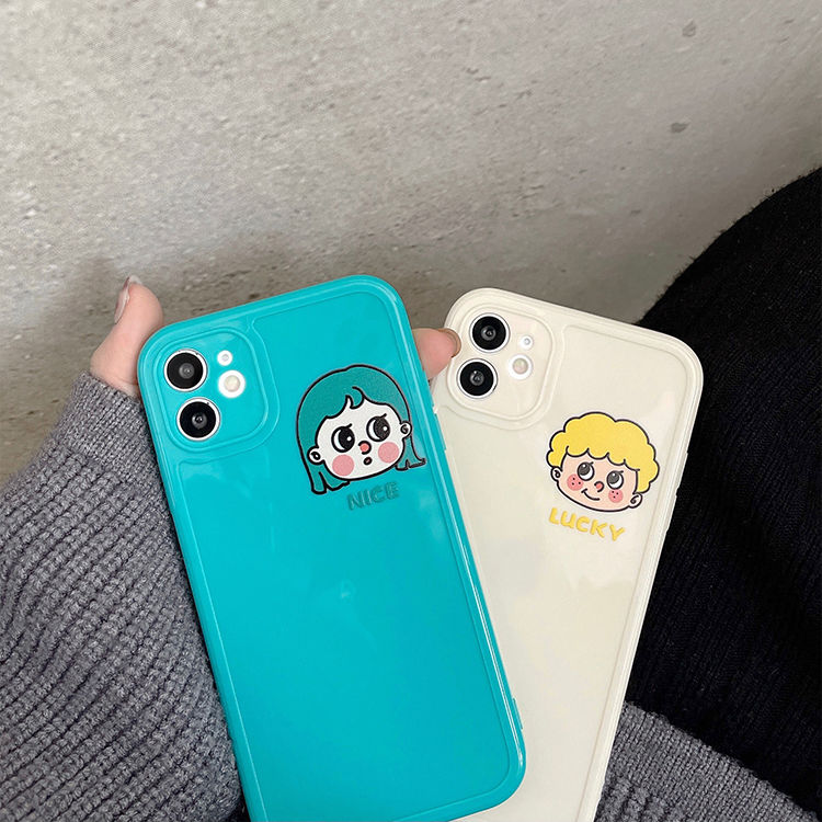佳曼达情侣卡通头像华为nova5pro手机壳4e/6/7se全包p40可爱p30女mate