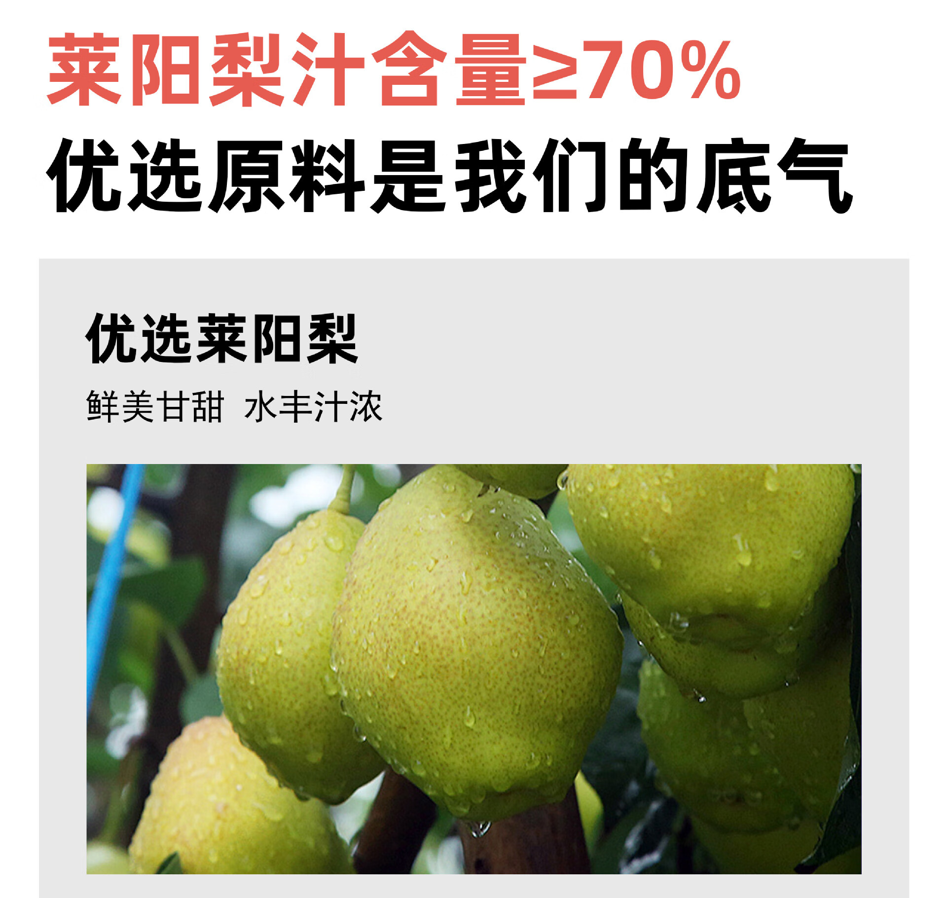 儿童桔梗梨汁炖梨汁雪梨饮品饮料0添加梨汁桔梗1袋100ml本初剂莱阳梨汁清原汁 桔梗梨汁100ml*1袋【纯本初吸嘴袋】详情图片4