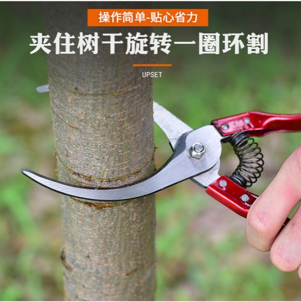 德骊嘉 果树环割刀环剥刀环枝剪 荔枝柑桔蜜柚果树剥皮环剥刀芽接刀