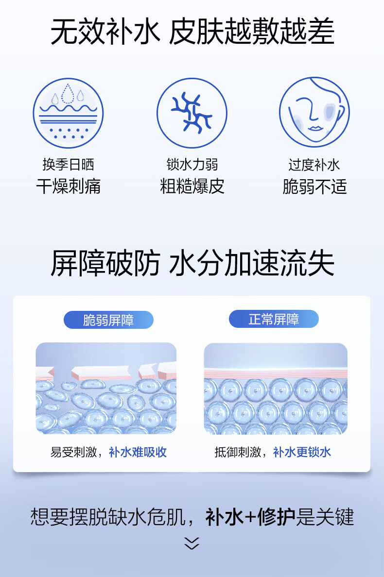 欧诗漫（OSM）沁润补水面膜套组提亮肤色改善黯沉保湿舒缓面膜男女节日送礼 隐形面膜9片