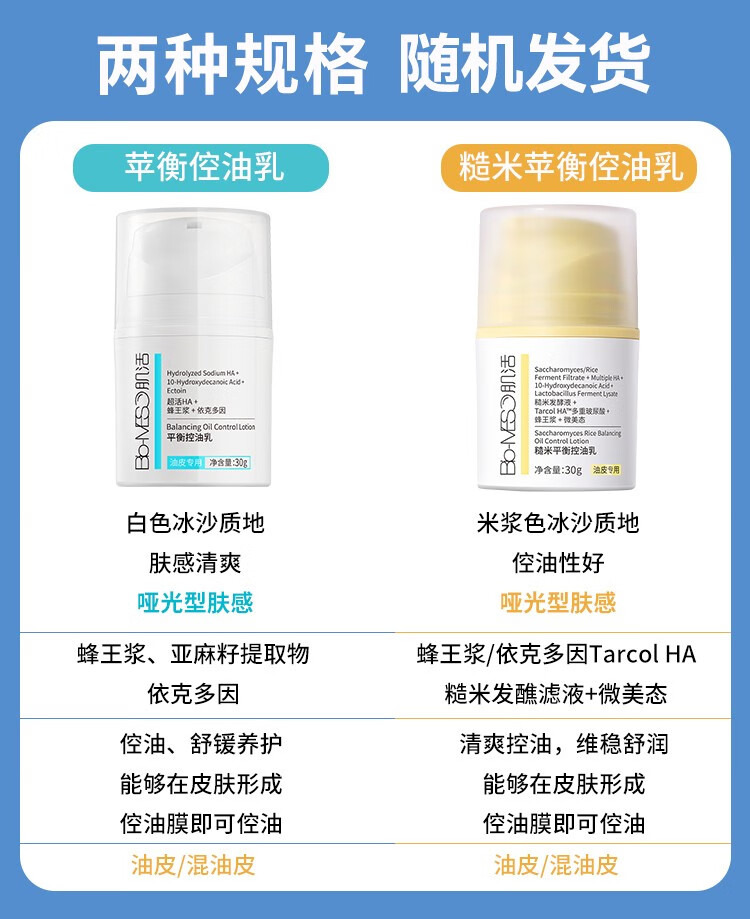 Bio-MESO 肌活控油啫喱乳华熙生物修护痘肌控油保湿啫喱乳液 50g