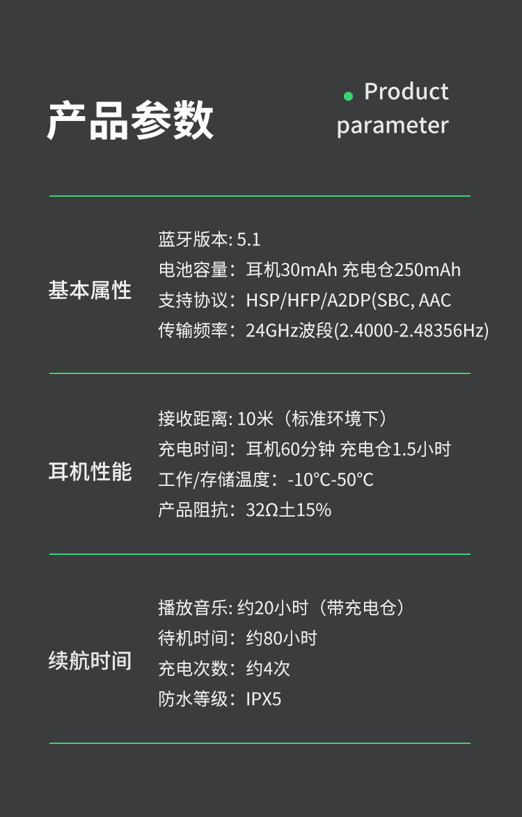 耳机tws真无线入耳式手游和平精英适用小米11黑鲨4红魔iqooneo5苹果12