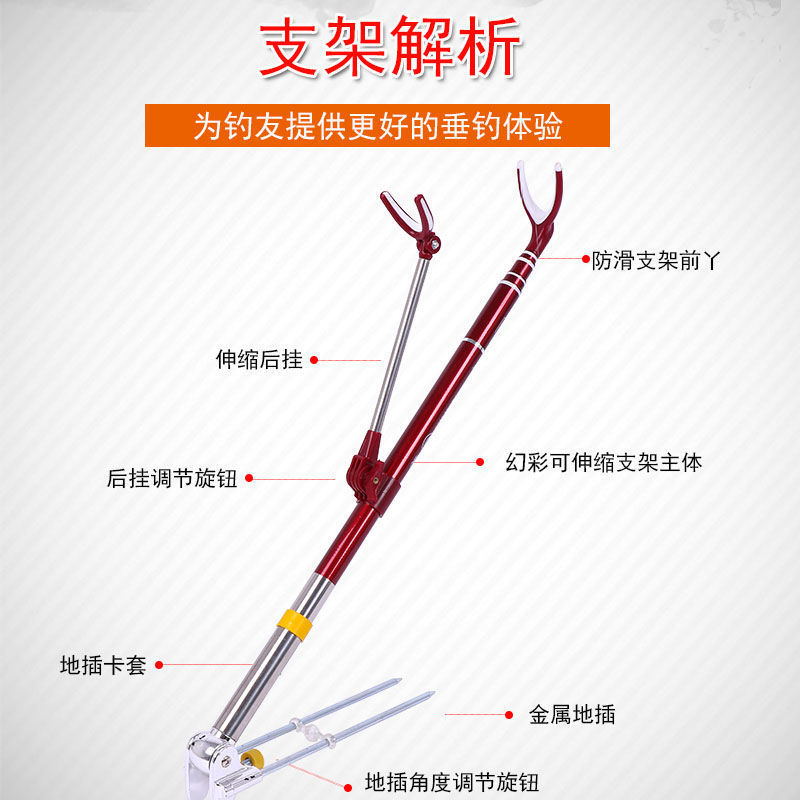 炮台支架鱼竿支架炮台地插鱼竿炮台支架手杆支架地插架杆鱼竿架杆