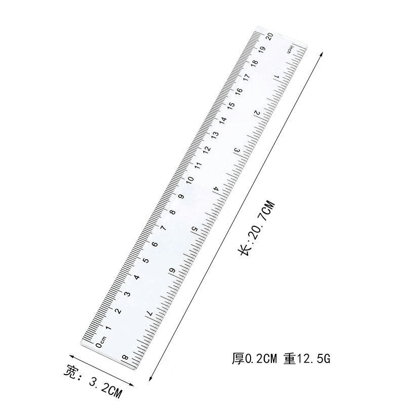 10046853874084商品名称:fgacct加厚直尺透明长尺子绘图测绘小学生