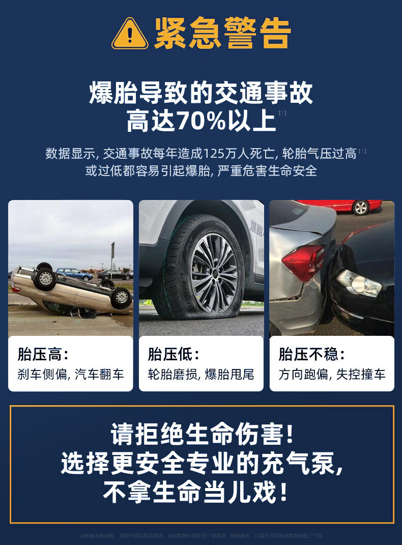 图拉斯（TORRAS）车载充气泵 汽车充气泵车载加气泵无线便携多功能预设胎压数显轮胎打气筒摩托自行车-升级款