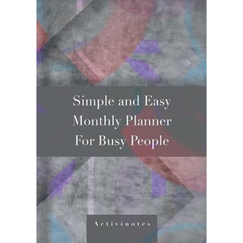 按需印刷Simple and Easy Monthly Planner For Busy People[9781683218609]