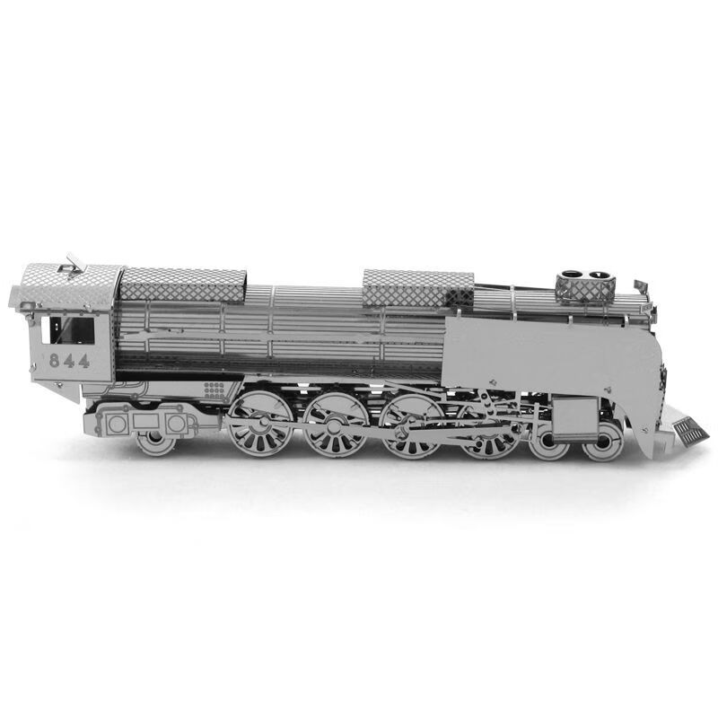 ap1国844蒸汽机车01火车头美金属立体拼图拼装模型蒸汽火车头机车模型