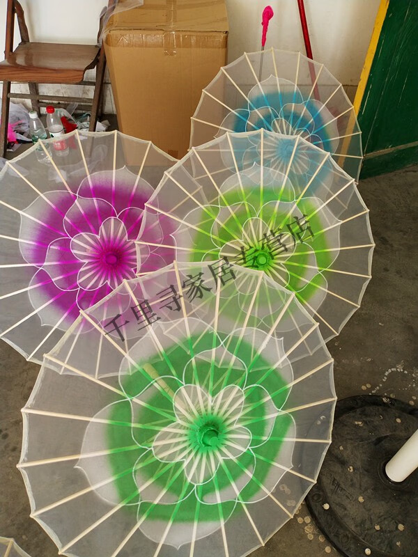 生活日用 雨伞雨具 喜嘉华 喜嘉华 儿童成人女古风防晒实用风汉服手工