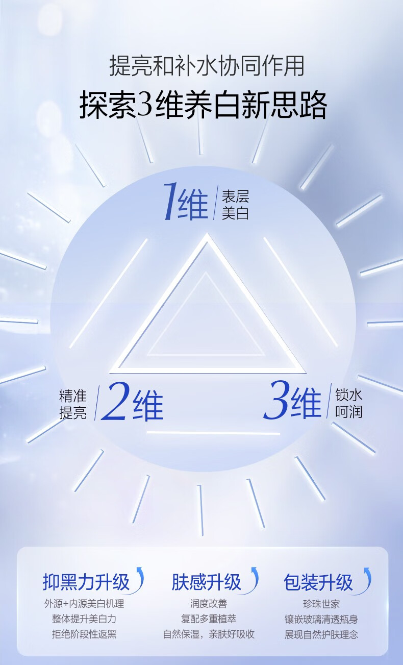 欧诗漫（OSM） 珍珠白化妆品套装护肤品套装组合补水保湿美白滋润男女节日送礼 【美白提亮】珍珠白10件套