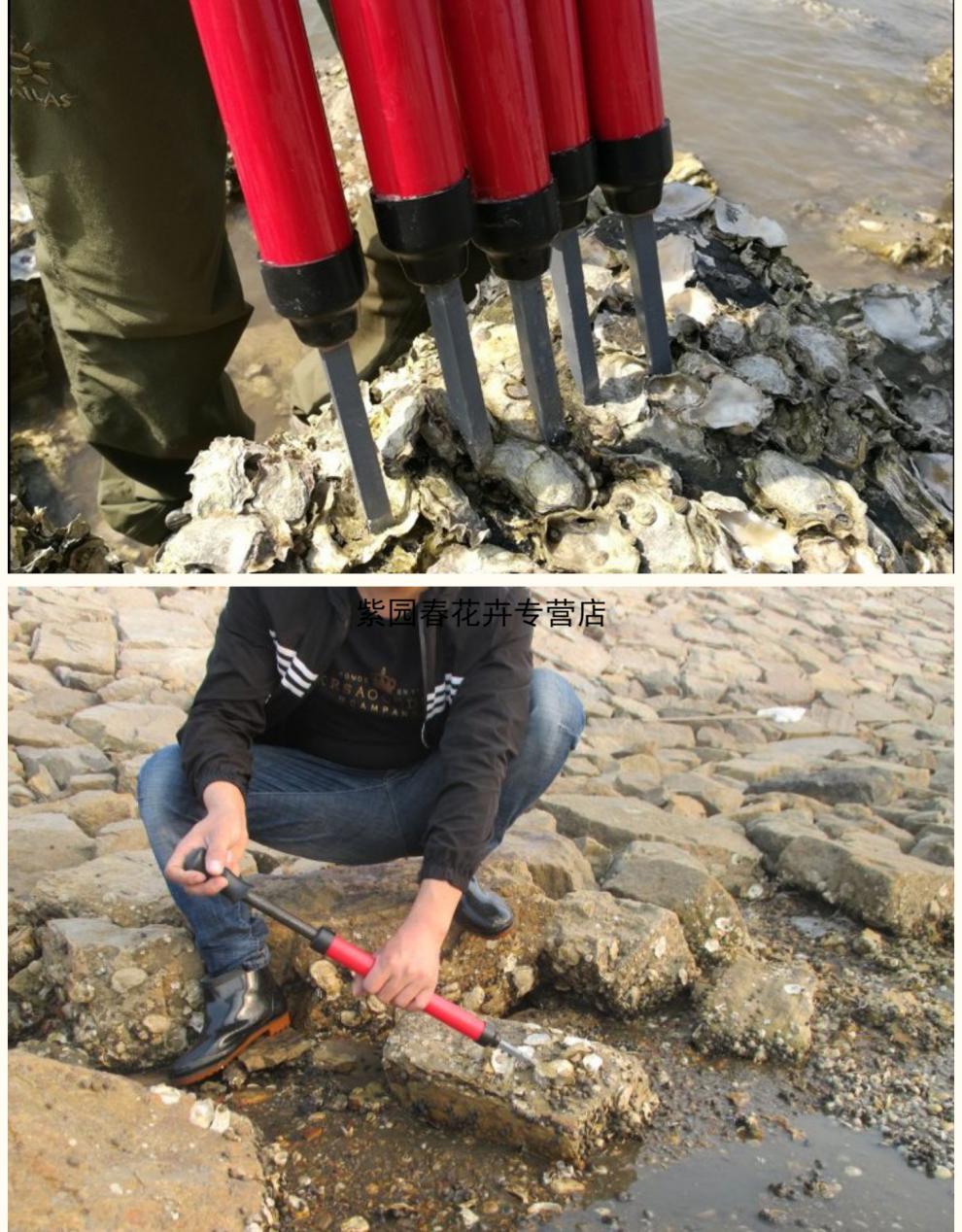 以琛赶海神器不锈钢用工具海边沙滩耙子拾贝蛤蜊挖牡蛎海蟹钩挖蛏子