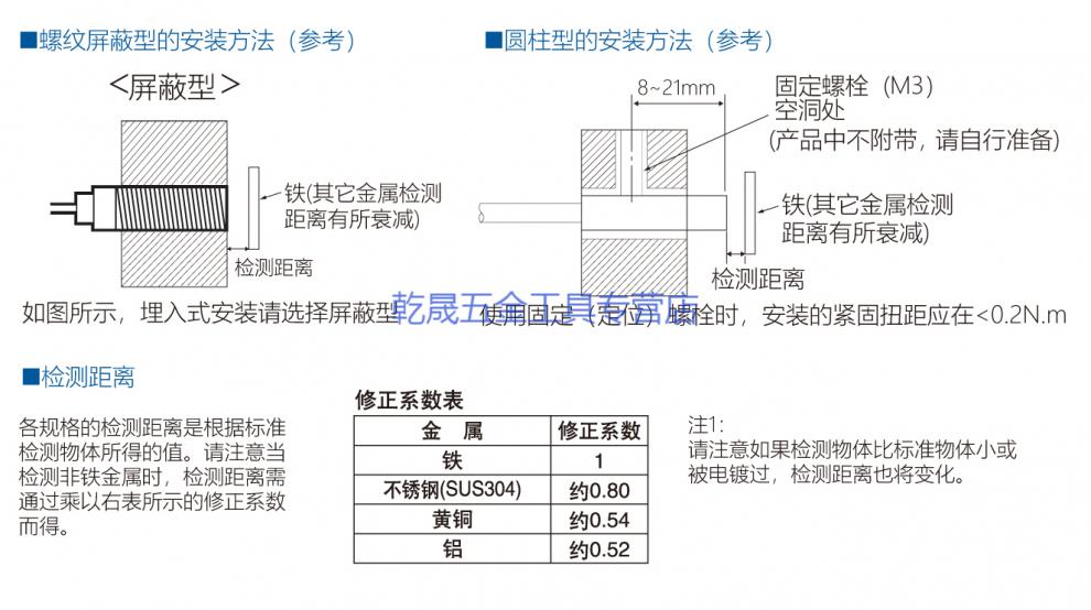 金属感应接近开关传感器三线1224vφ4φ54m5m8m12m18m30φ4无螺纹npn