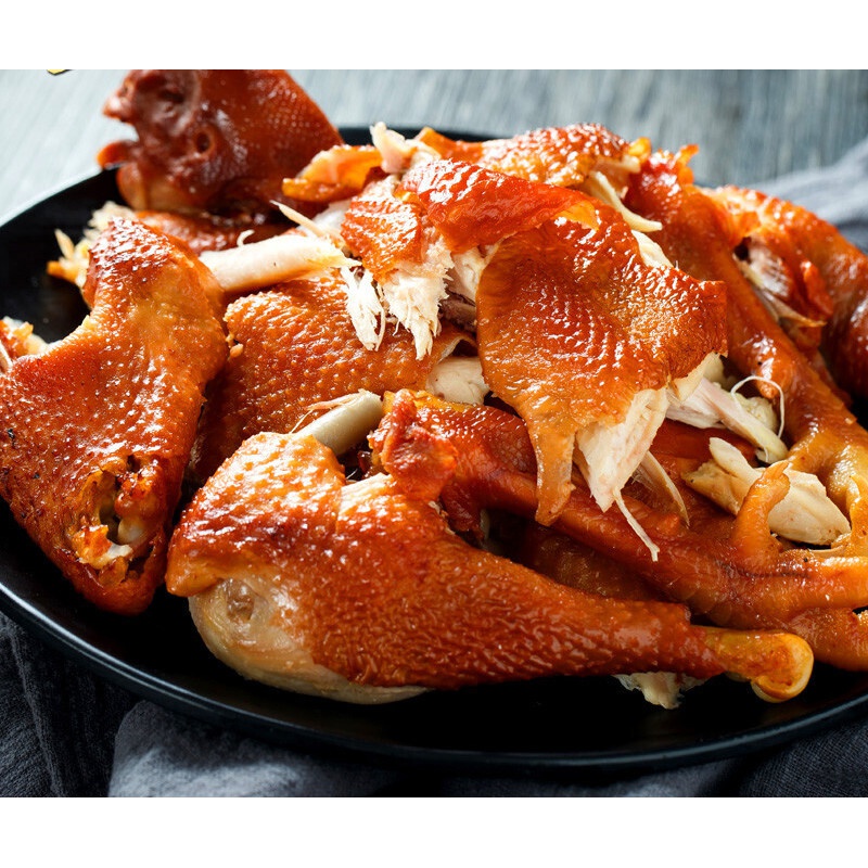东北特产 沟帮子熏鸡 850克/只 传统老式古法熏鸡熟食烧鸡即食 顺丰