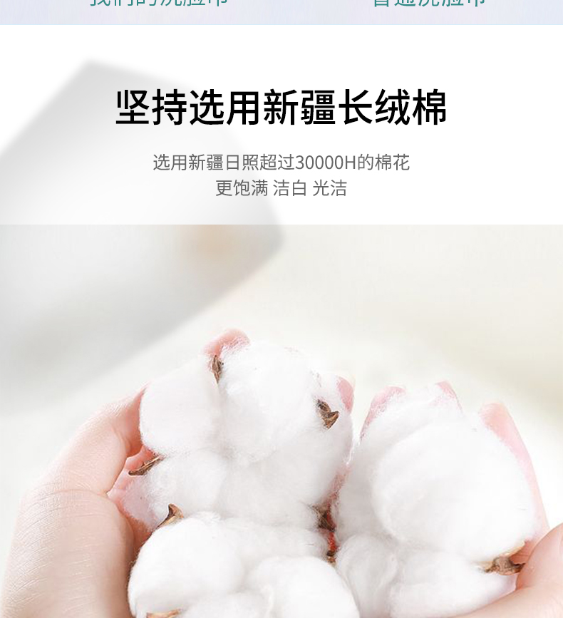 纯之素（C H U N Z H I S U） 一次性全棉加厚珍珠纹洗脸巾卸妆棉化妆棉不变形大卷家庭装 2卷（全棉加厚珍珠纹20*20cm）