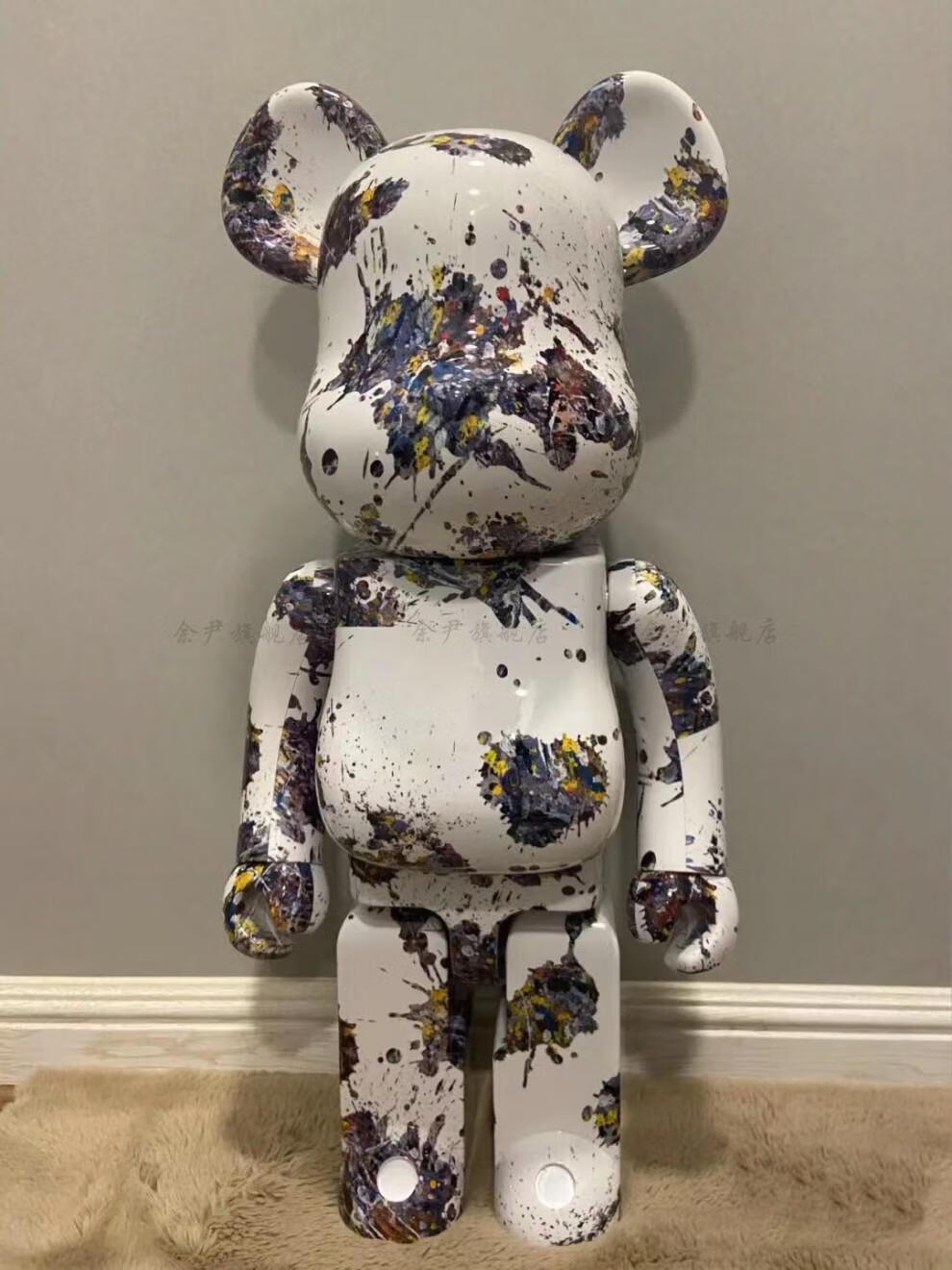 梵高熊1000 星际熊 bearbrick400暴力熊梵向日葵泼墨蒙罗丽莎高自画像