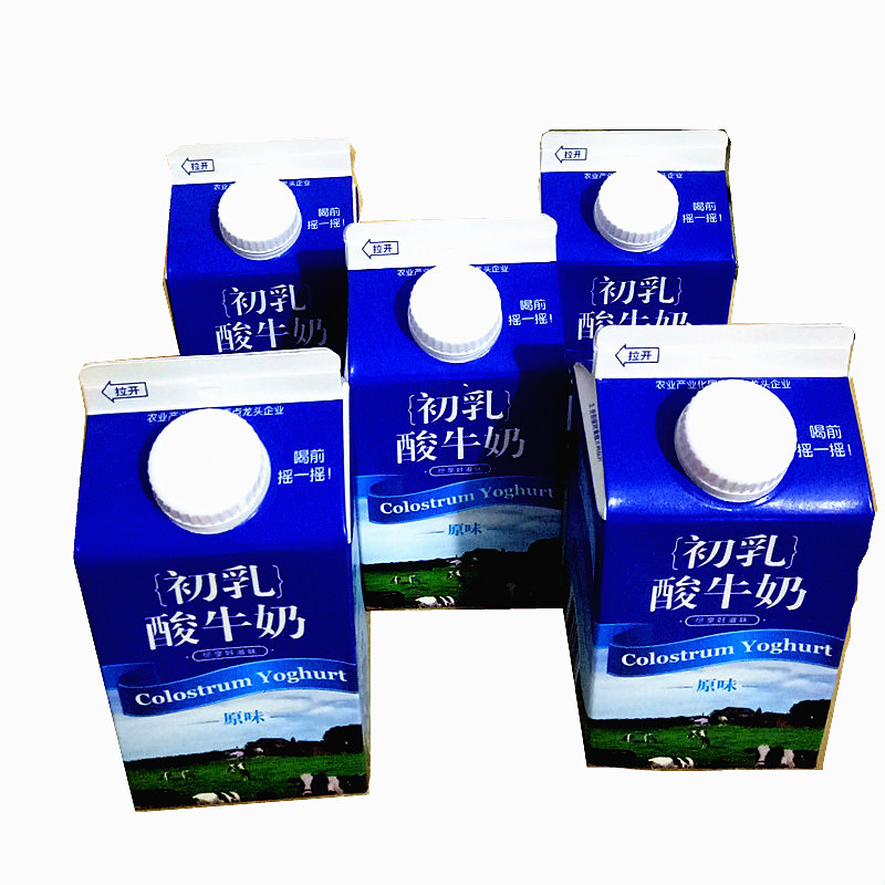 阳光初乳酸牛奶 阳光原味初乳酸牛奶 460ml*一盒大盒早餐奶 原味酸