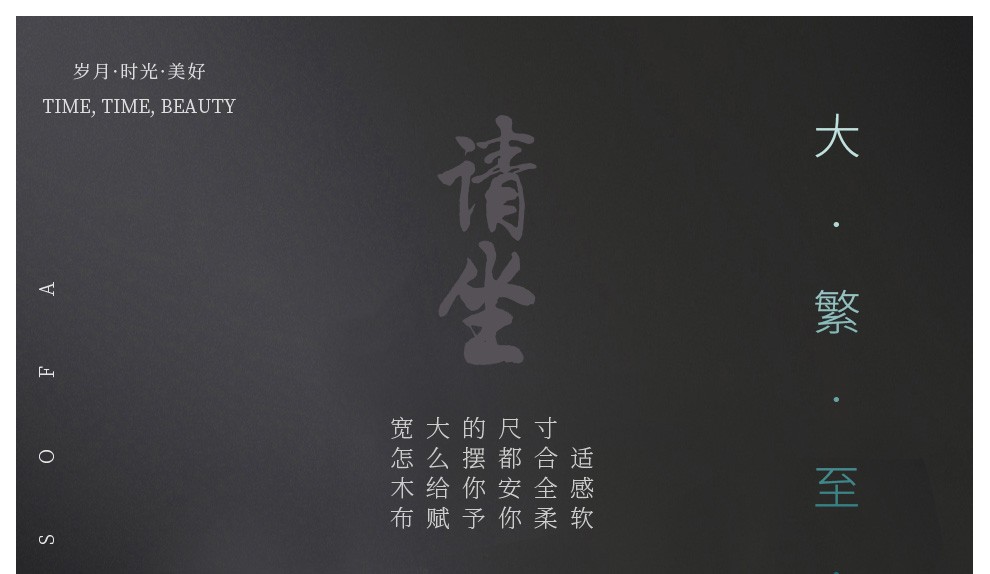 格澜帝尔(growdear)沙发美式实木皮布艺沙发头层牛皮真皮沙发组合欧式沙发客厅 1+2+3沙发组合(蓝色皮布