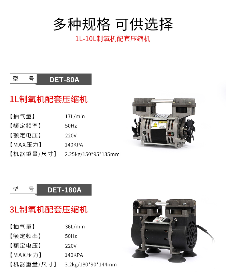 达尔拓制氧压缩机泵头制氧空压机机头新冠疫情呼吸制氧80a