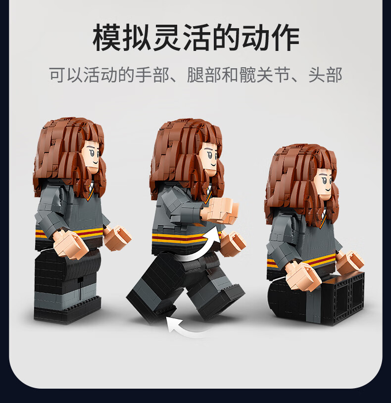 乐高(LEGO)积木 哈利·波特 HP系列 2021年6月新品 10岁+男孩女孩玩具生日礼物  76393 哈利·波特与赫敏·格兰杰