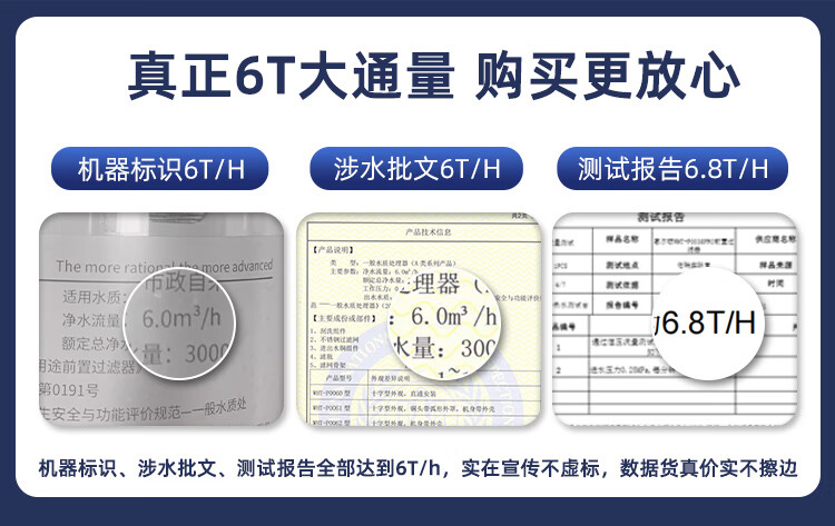 惠尔顿（WHEELTON）前置过滤器6T反冲洗 家用大流量全屋净水器中央自来水管道过滤器p0038  升级4分活接6分PPR通用