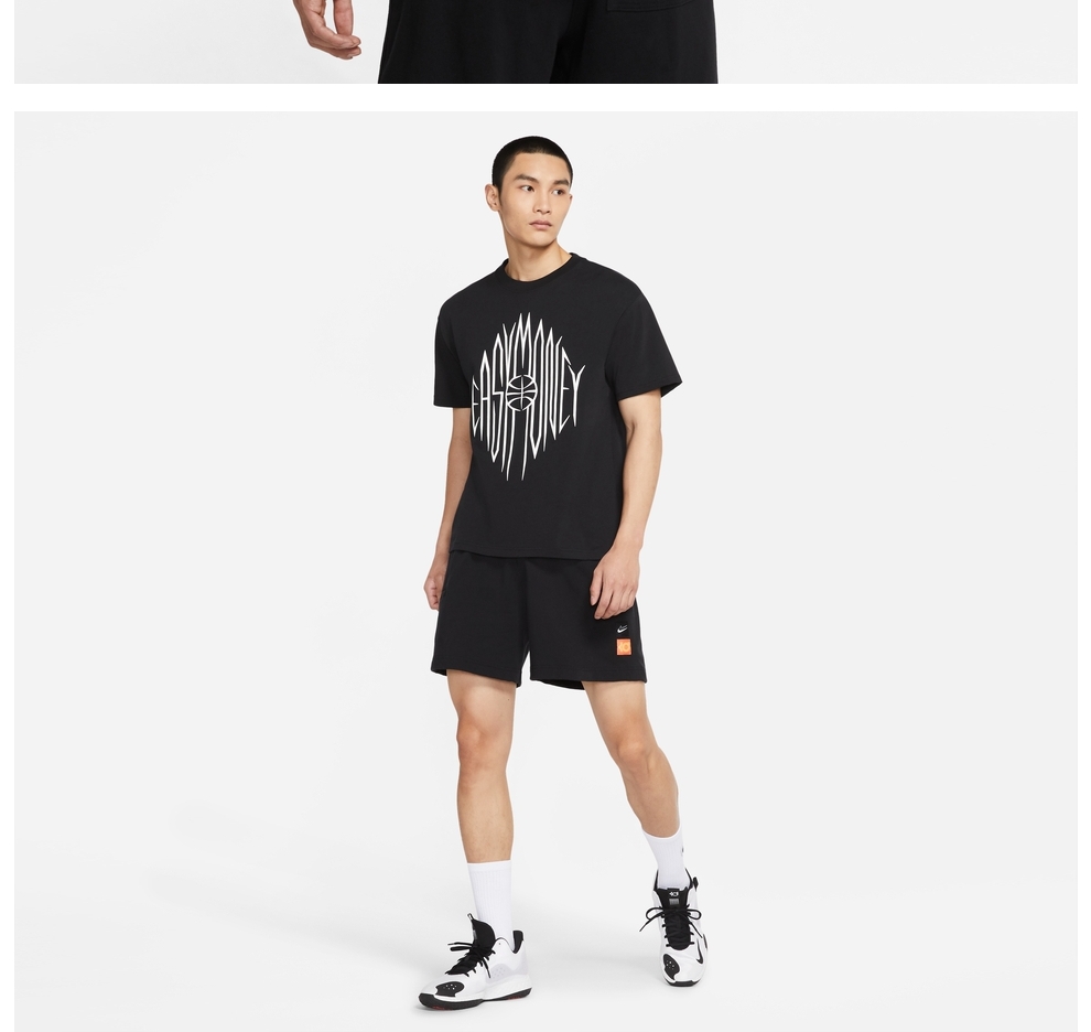 耐克 男子篮球t恤 nike kd "slim reaper" dd0778 dd0778-010 l【图片