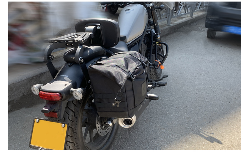 适用本田叛逆者cm300边箱叛rebel cm500边包改装快拆边包防水侧包