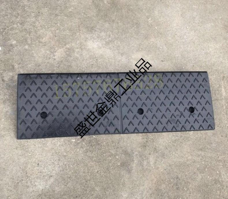 车辆减速带办公室门口条纹减速板橡胶加厚型减坡度板斜坡垫室内外斜坡