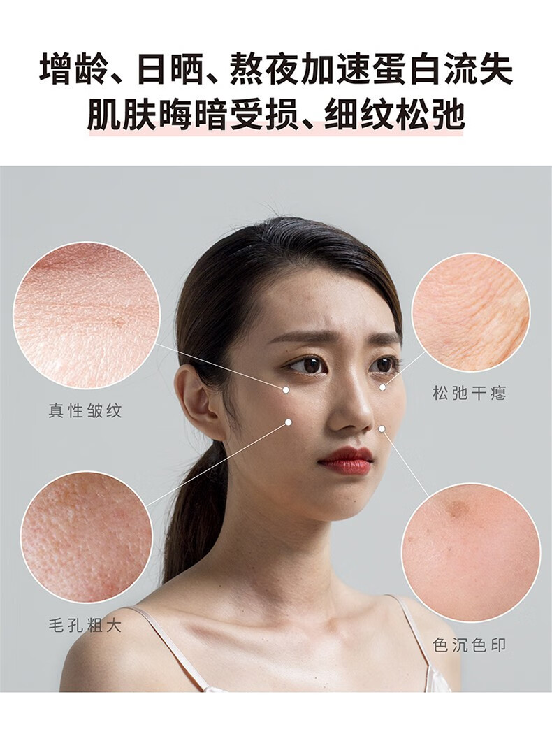 HBN发光水早C晚A水乳晚霜a醇精华眼霜护肤品套装 发光水2.0+双A精华乳