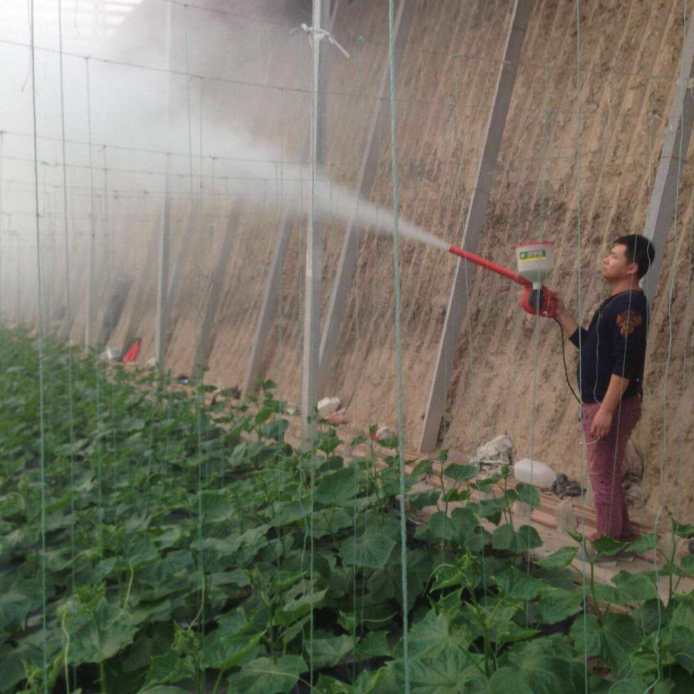 农用大棚喷粉机电动喷粉机粉剂施肥手拿喷粉器石灰粉养殖干粉4号粉剂8