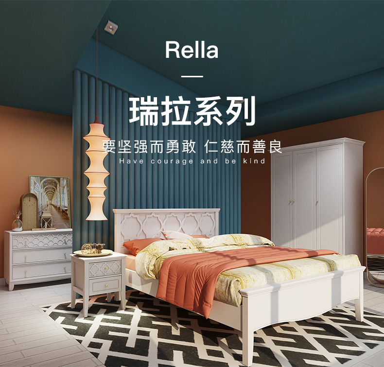 喜梦宝儿童书桌实木学习桌书架组合写字桌多色门店同款 蓝色 书桌+上架