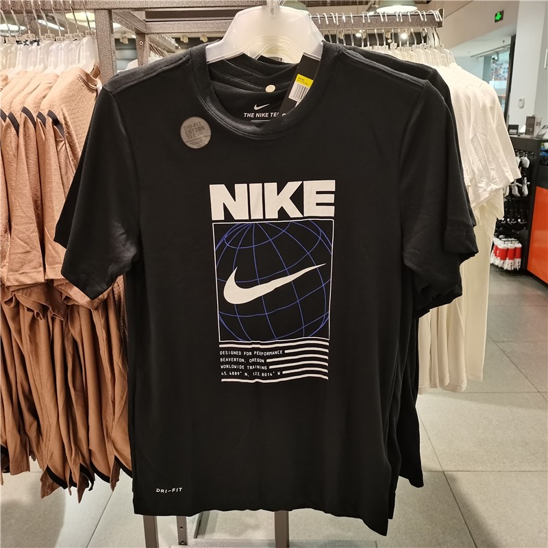 nike耐克t恤男装2021夏季新款swoosh双勾训练运动休闲