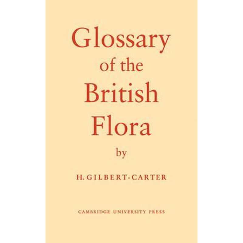 预订Glossary of the British Flora