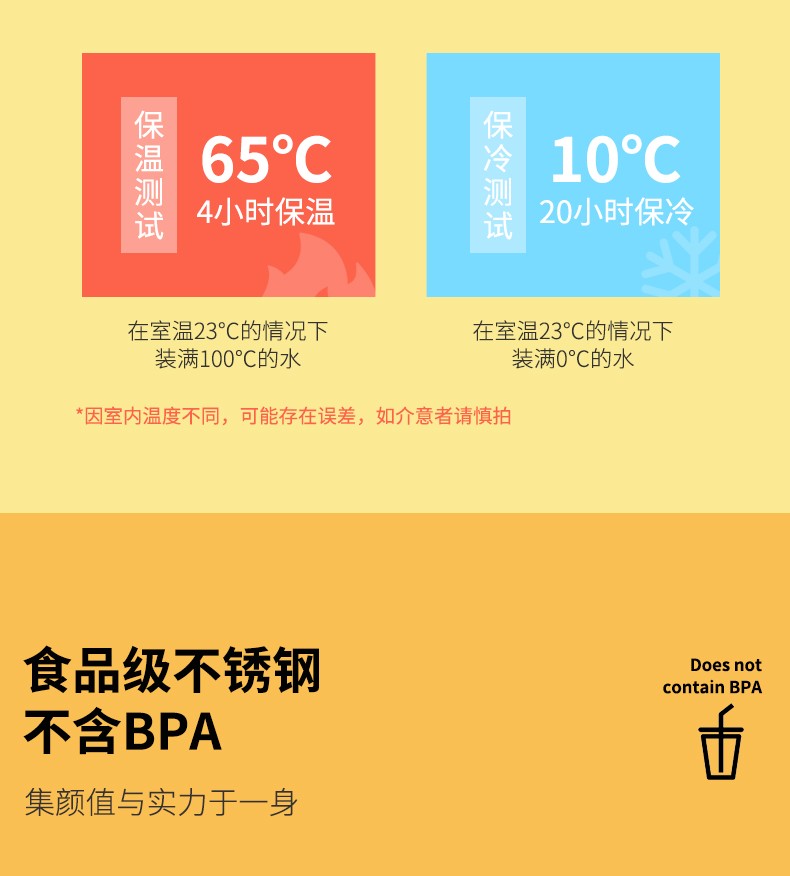 Klean Kanteen 奶茶杯子保温大容量不锈钢吸管杯孕妇咖啡水杯女便携办公杯成人高颜值 不倒翁吸管杯-太空银-473ml